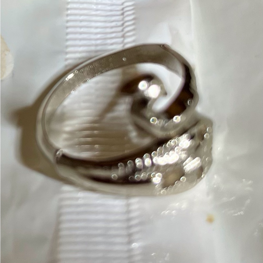 SILVER METAL ADJUSTABLE SERPENT RING! - Picture 5 of 5